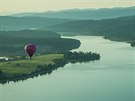 Dva balony odstartovaly z Doln� Vltavice a dosedly za Kyselovem pobl� hranic s...
