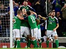Fotbalisté Severního Irska se radují, práv porazili esko a zajistili úast v...