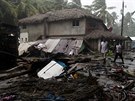 Hurikán Irma zasáhl i sever Dominikánské republiky, zniil stovky dom. (7....