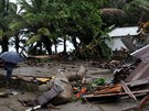 Hurikán Irma zasáhl i sever Dominikánské republiky, zniil stovky dom. (7....