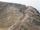 Stoupání na Sierra de La Panderu.