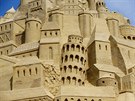 V nmeckém Duisburgu postavili nejvtí hrad z písku na svt. (1. záí 2017)