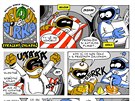 Ukázka z komiksu Meloun & Sirka, ke kterému píe Roman Bílek scénáe a kreslí...