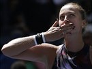 Petra Kvitová se tí z postupu do osmifinále US Open.