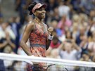astná. Amerianka Venus Williamsová práv postoupila do semifinále US Open.