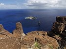 Velikononí ostrov - Ostrvky Motu Iti, Motu Nui a Motu Kaokao spjaté s kultem...