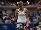 Zklaman Karolna Plkov po vyazen ve tvrtfinle US Open.