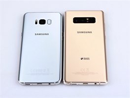 Samsung Galaxy S8 a Samsung Galaxy Note 8