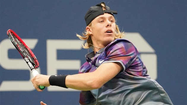 Kanaan Denis Shapovalov v osmifinle US Open.