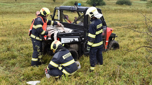 Cvien Forest Fires na Karlovarsku se zastnilo na pt stovek hasi (2. z 2017)