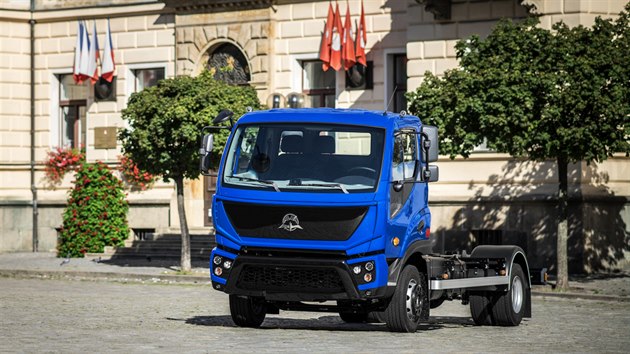 Představení nového nákladního auta Avia v Přelouči (5. 9. 2017)