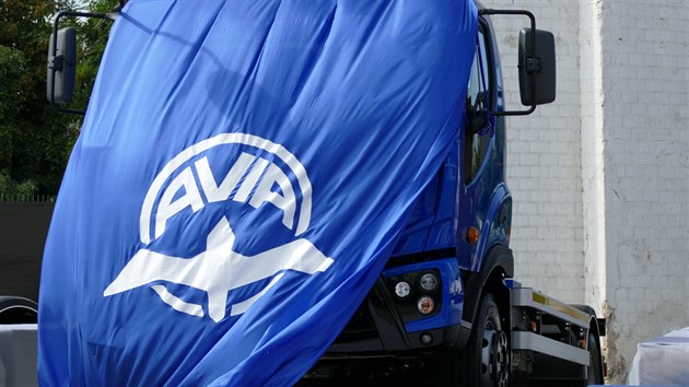 Pedstaven novho nkladnho auta Avia v Peloui (5. 9. 2017)