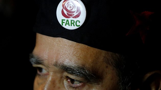 Re - nov symbol bvalch partyzn z FARC (1. z 2017).