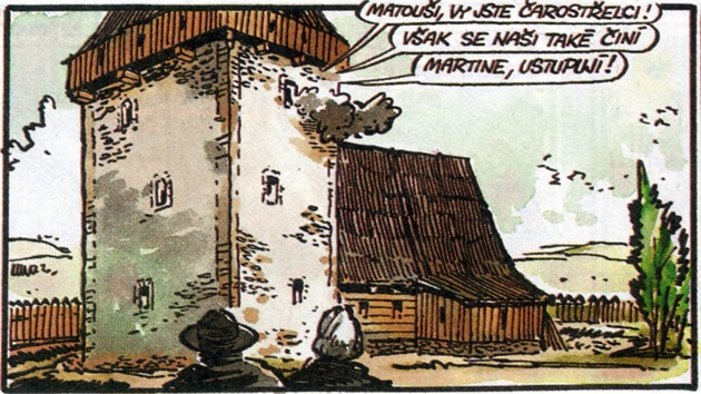 Tvrz ve stejnojmenném komiksu Václava Šorela a Františka Kobíka.