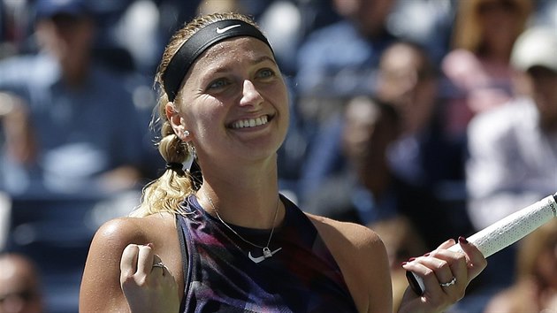 Petra Kvitov se t z postupu do osmifinle US Open.