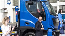 5.9.2017, P�elou�, p�edstavení nového nákladního auta Avia, Jaroslav...