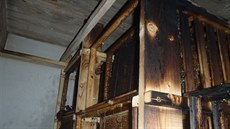 Snímek ze zásahu hasi��, kte�í v obci Mo�ice na Prost�jovsku likvidovali po�ár...