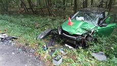 Silně opilý řidič přejel na Přerovsku na rovném úseku silnice do protisměru a...