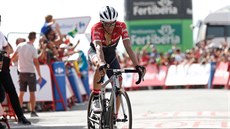 Španělský cyklista Alberto Contador po 15. etapě Vuelty