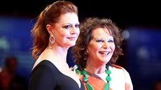 Susan Sarandonová a Claudia Cardinalová (Benátky, 3. záí 2017)