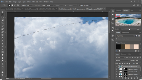 Adobe Photoshop CC - detail automaticky doplnnch mrak