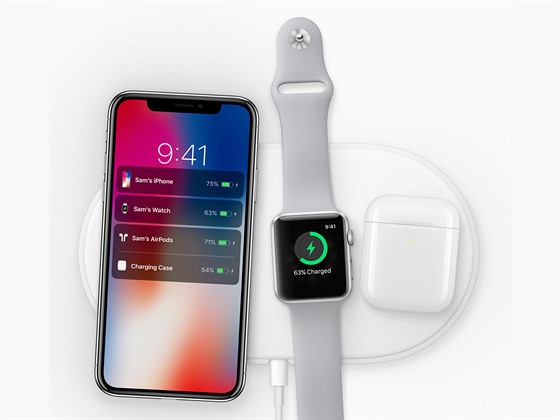 Bezdrátová nabíjecí podloka AirPower od Applu.