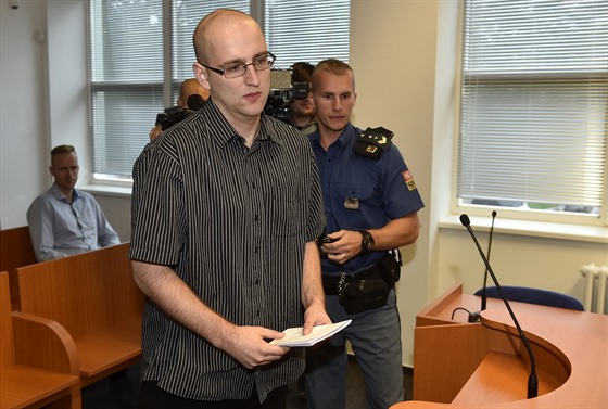 Obžalovaný Michal Kalášek u krajského soudu v Pardubicích, který 11. září...