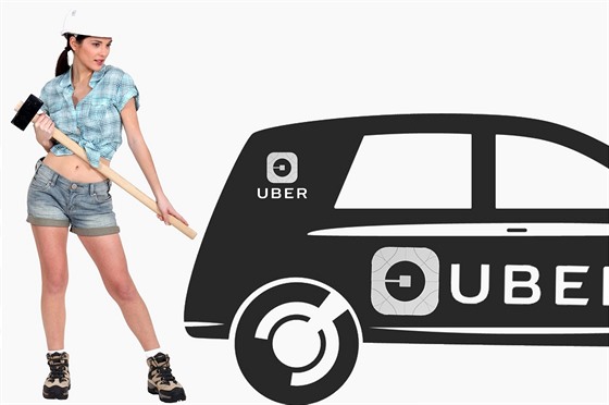 V uplynulých dnech byli pražští taxikáři vůči řidičům Uberu i agresivní.