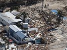 Následky hurikánu Irma na ostrovech Florida Keys (13. záí 2017)