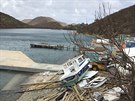 Následky hurikánu Irma na Britských Panenských ostrovech (14. záí 2017)