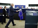 Jean-Claude Juncker ve stedu pednesl projev o stavu EU (13. záí 2017)