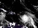 Takto vypadal hurikán Maria ve 23:15 UTC (tedy v 1:15 SELČ). (září 2017)