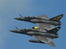 Stroje Mirage-2000D francouzského Couteau Delta se louí se Dny NATO v Ostrav