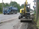 Úpravy kiovatky silnice I/36 a odboky do Doubravic zaínají.