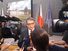 Ministr zahraniních vcí Lubomír Zaorálek v Praze odpovídal na dotazy noviná...