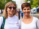 Redaktorka Blanka Kubíková a moderátorka Markéta Fialová pily na Vítkov...