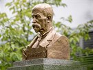 Busta T. G. Masaryka se vrtila ped kolu v Novm Vrt.