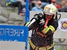Pavlína Havlenová během mezinárodní soutěže Firefighter Combat Challenge v...