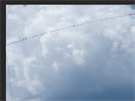 Adobe Photoshop CC - detail automaticky doplnných mrak