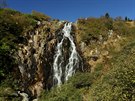 Velký labský vodopád v Krkonoích
