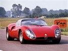 Alfa Romeo 33 Stradale slaví padesátiny. Na snímku v pvodní podob prototypu....