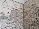 Historick mapa s vyznaenmi sklrnami v detenskm muzeu