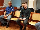 Osmnáctiletý Jakub Š. na lavici obžalovaných při minulém líčení, závěrečného...