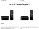Srovnání staré a nové Apple TV.