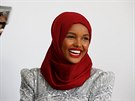 Modelka Halima Adenová (New York, 28. srpna 2017)