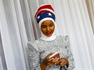 Modelka Halima Adenová (New York, 28. srpna 2017)