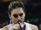 panlsk pivot Pau Gasol lb evropsk bronz, svou jedenctou medaili se...