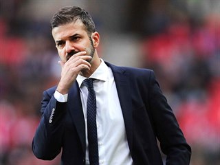 Andrea Stramaccioni, trenér Sparty, během derby se Slavií