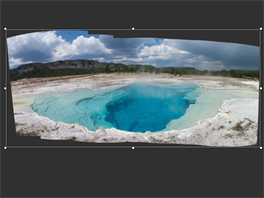 Microsoft Image Composite Editor - oez výsledného panoramatu nabízí monost...