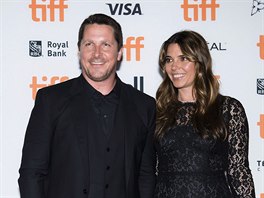 Christian Bale a jeho manelka Sibi Blazicová (Toronto, 11. záí 2017)